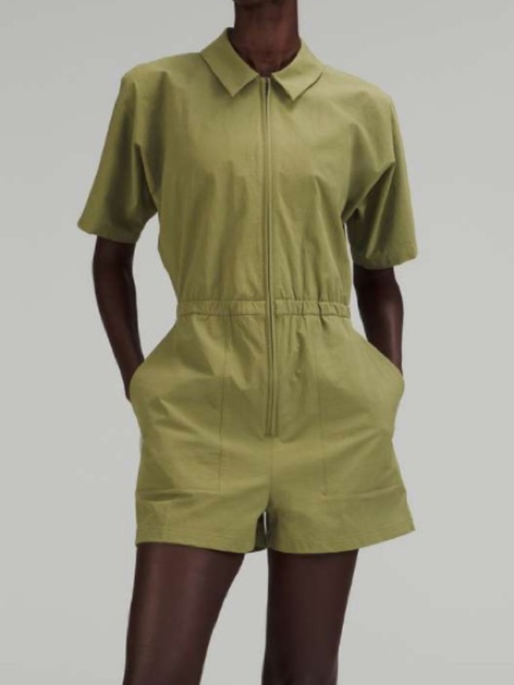 🍋 Lululemon Lab Zip-Front Collared Romber
